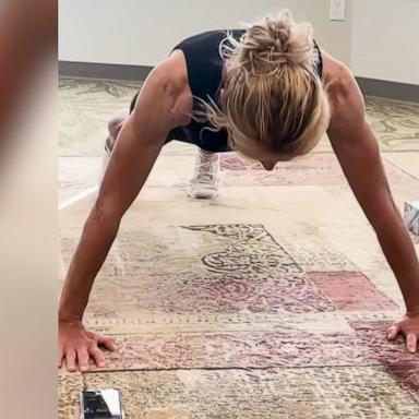 Fifty-nine-year-old DonnaJean Wilde of Canada secured her second Guinness World Record by doing 1,575 pushups in 60 minutes.