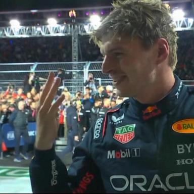 VIDEO: Max Verstappen clinches 4th straight title, George Russell wins Las Vegas Prix