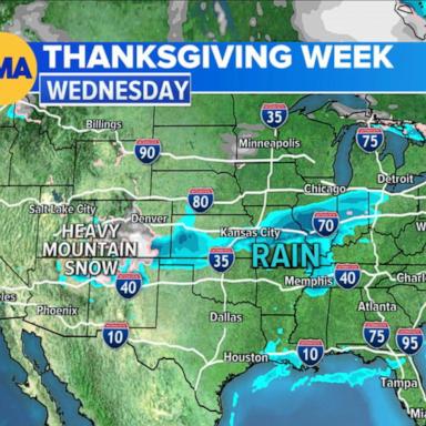 VIDEO: Stormy weather could impact Thanksgiving travel