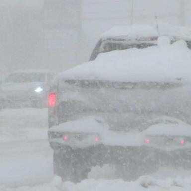 VIDEO: Major snowfall as travelers head home from Thanksgiving