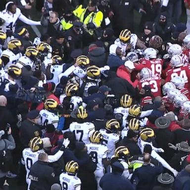 VIDEO: Fight breaks out after Michigan stuns No. 2 Ohio State