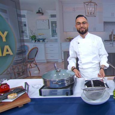 VIDEO: ‘Top Chef’ winner Danny Garcia cooks crispy rice with piquillo and chive 