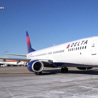 VIDEO: Urgent investigation after stowaway boards Delta flight