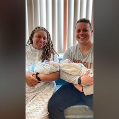 Eve and Billy Humphrey welcomed fraternal twins on New Year's Eve and New Year's Day.