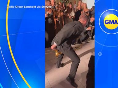 WATCH:  Grammy-winning trombone player lets loose at wedding