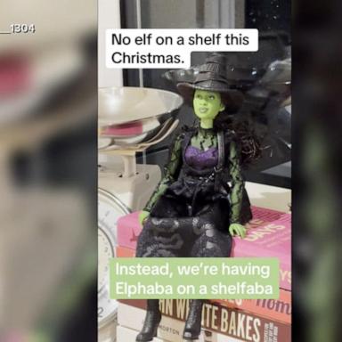 VIDEO: Elphaba on the shelf-aba