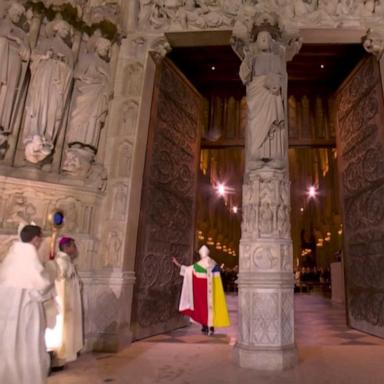 VIDEO: Notre Dame reopens its doors after historic fire and restoration