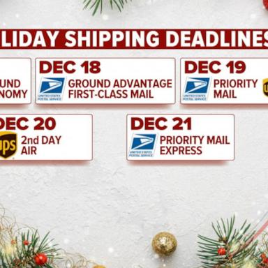 VIDEO: Holiday shipping and return deadlines to know about