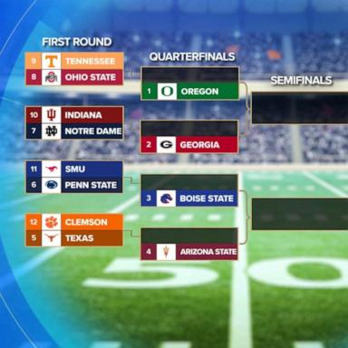 VIDEO: 2024 College Football Playoffs revealed