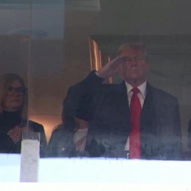 VIDEO: Trump attends annual Army-Navy football game