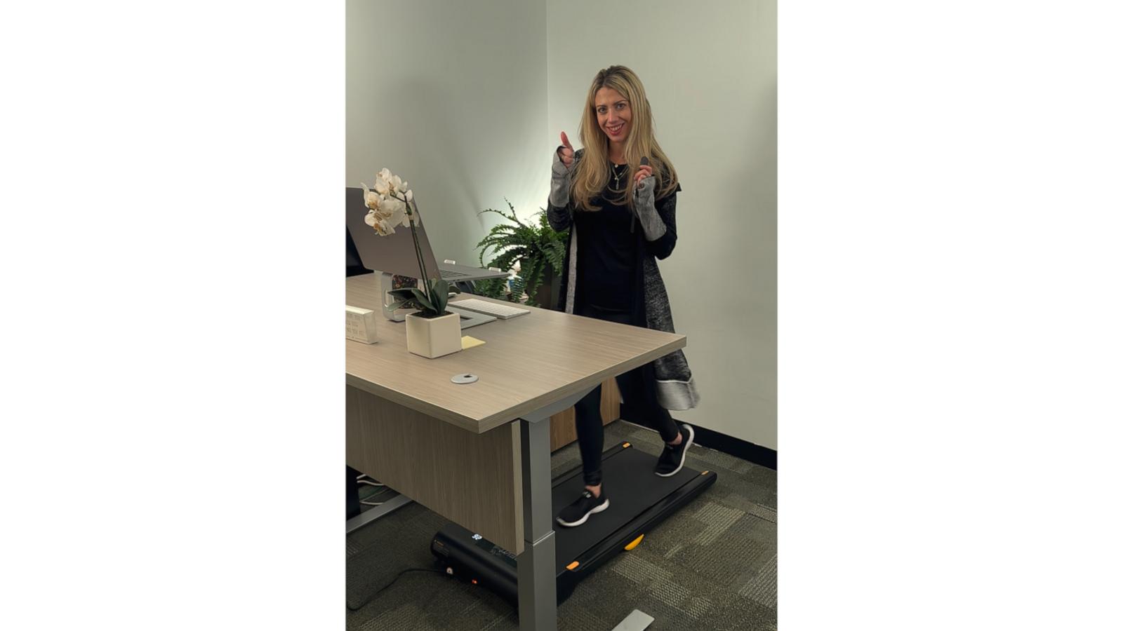 VIDEO: Level up your workday with this under-desk treadmill