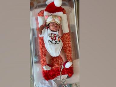 WATCH:  Babies in NICU dress up for a holiday pajama party