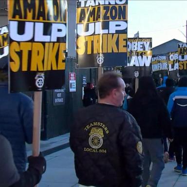 VIDEO: Teamsters launch ‘largest strike’ against Amazon