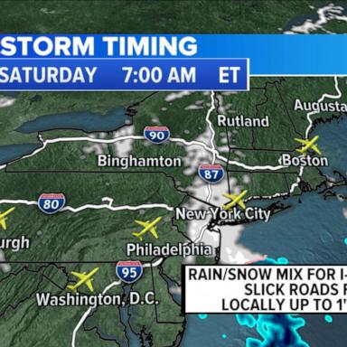 VIDEO: Storms could impact Christmas travel plans for millions