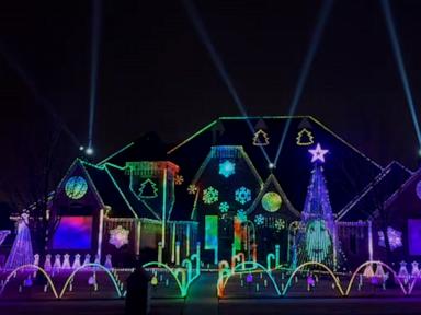 WATCH:  'Wicked' Christmas light show defies our holiday expectations