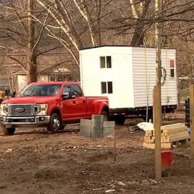 VIDEO: Tiny homes delivered to families hit hard by Hurricane Helene