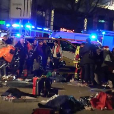 VIDEO: Deadly crash at German Christmas market