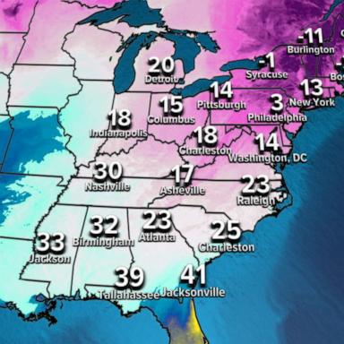 VIDEO: Millions wake up to bitter cold wind chills