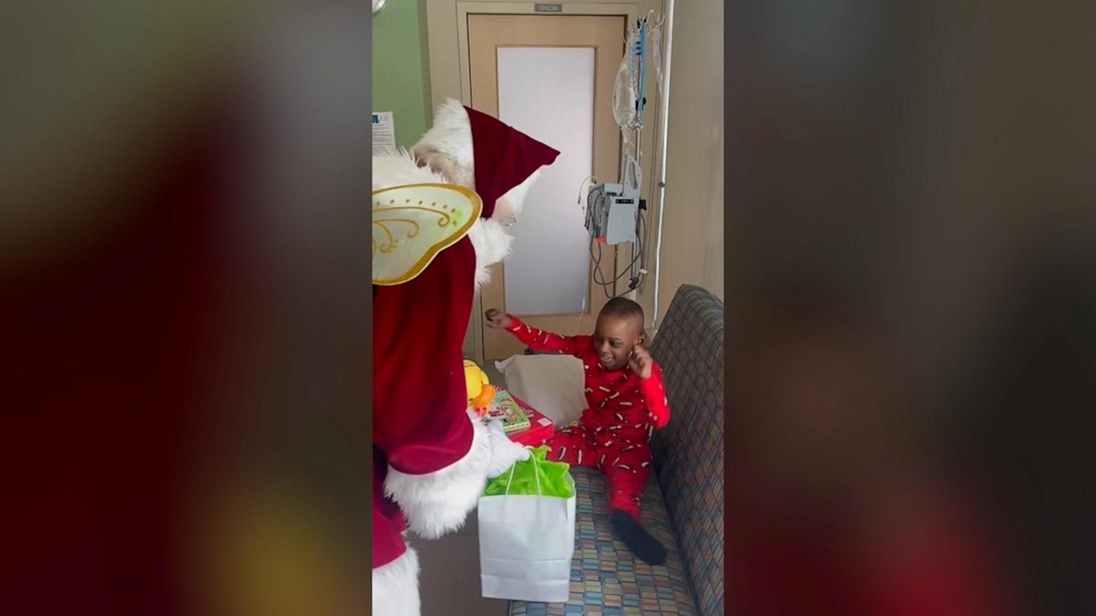 7-year-old Graylon had a life-changing surgery on his leg and is in the hospital for Christmas as he fights bone cancer. But his unstoppable spirit hasn't missed a beat.