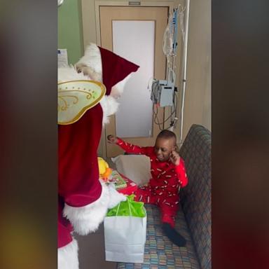 7-year-old Graylon had a life-changing surgery on his leg and is in the hospital for Christmas as he fights bone cancer. But his unstoppable spirit hasn't missed a beat.