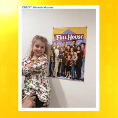 VIDEO: 6-year-old Full House super fan wins big on Christmas