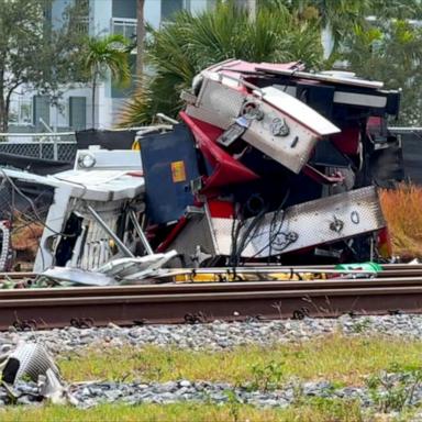 VIDEO: At least 15 injured after high-speed train collides with fire truck