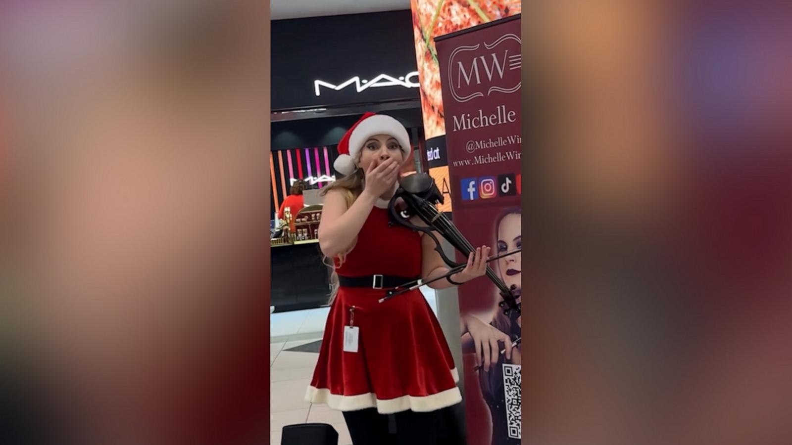 Stirling couldn’t help but cheer on Michelle Winters as she played “Dance Of The Sugar Plum Fairy.”