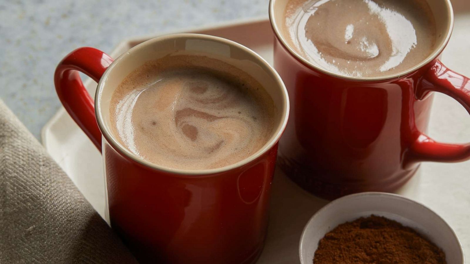 PHOTO: Golden chocolate is a great swap for chai lattes to reduce sugar.