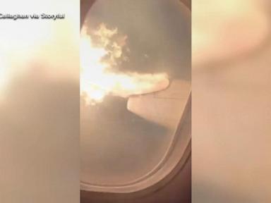 WATCH:  Video shows Air Canada plane’s wing engulfed in flames