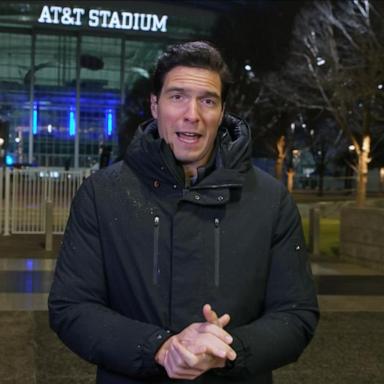 VIDEO: Dallas prepares for Cotton Bowl with a winter storm on the move