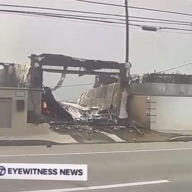 Hilton shared a video on Instagram saying no one should have to watch their home burn to the ground on live television.