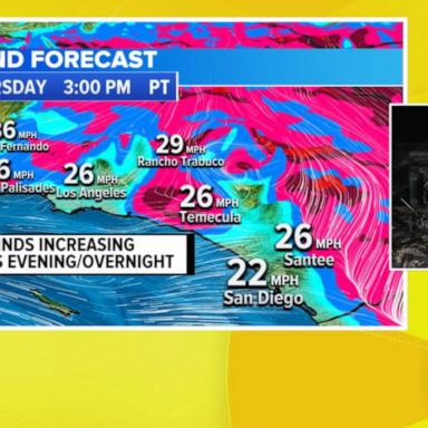 VIDEO: Red flag warnings remain as winds ease up