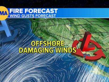 WATCH:  Extreme winds return to fire zone in Los Angeles