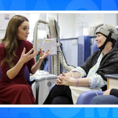 VIDEO: Kate Middleton makes surprise visit to cancer hospital