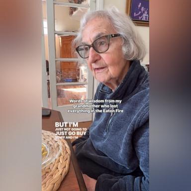 "She said she didn’t expect to live much longer as she turns 90 next month but now she is inspired to live to rebuild her home and her community and enjoy it," her granddaughter posted to Instagram.