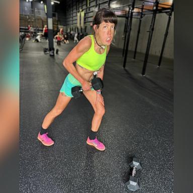 VIDEO: 34-year-old Crossfitter competes using feeding tube 