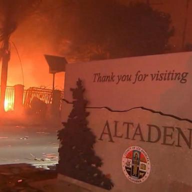 VIDEO: A look at the wildfire devastation in historic Altadena