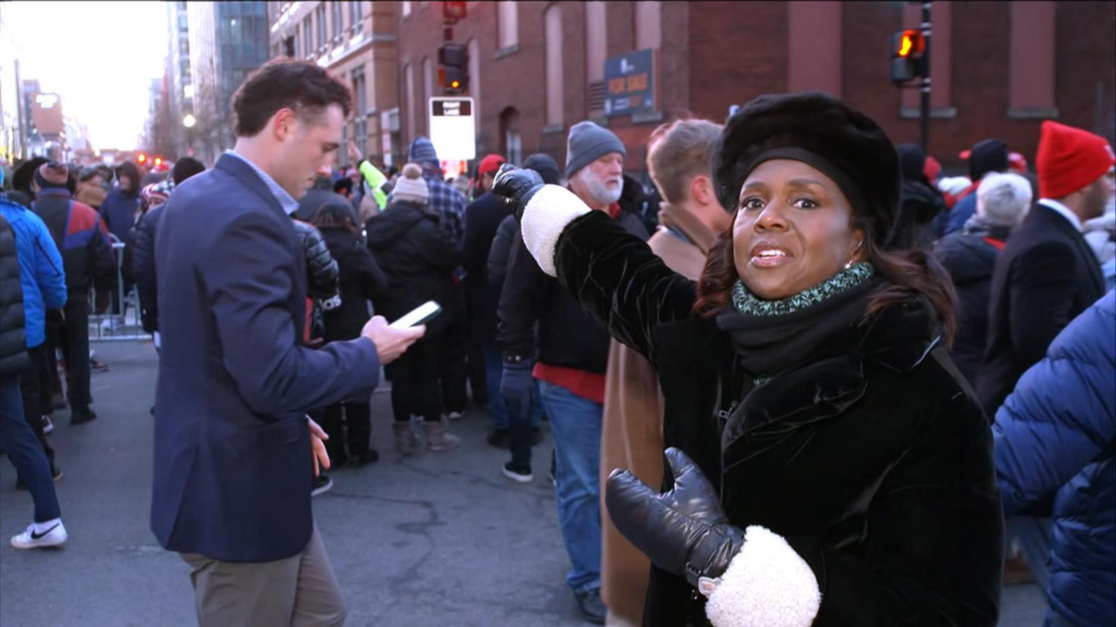 VIDEO: Trump supporters brave cold for inauguration festivities