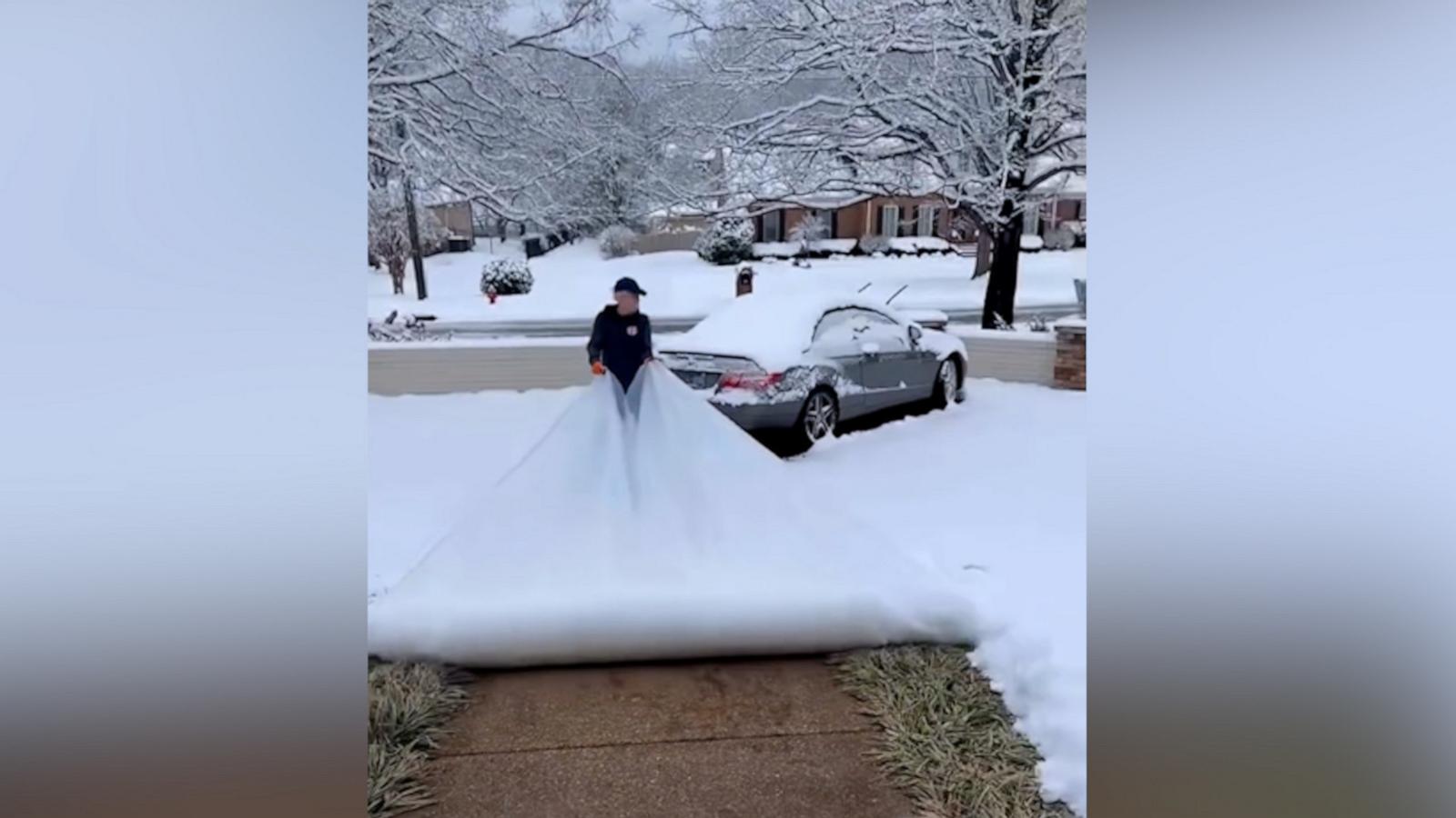 VIDEO: Nashville dad has the best snow hack