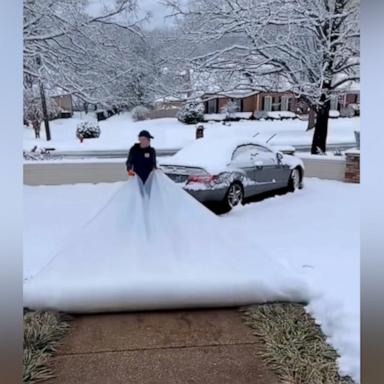 VIDEO: Nashville dad has the best snow hack