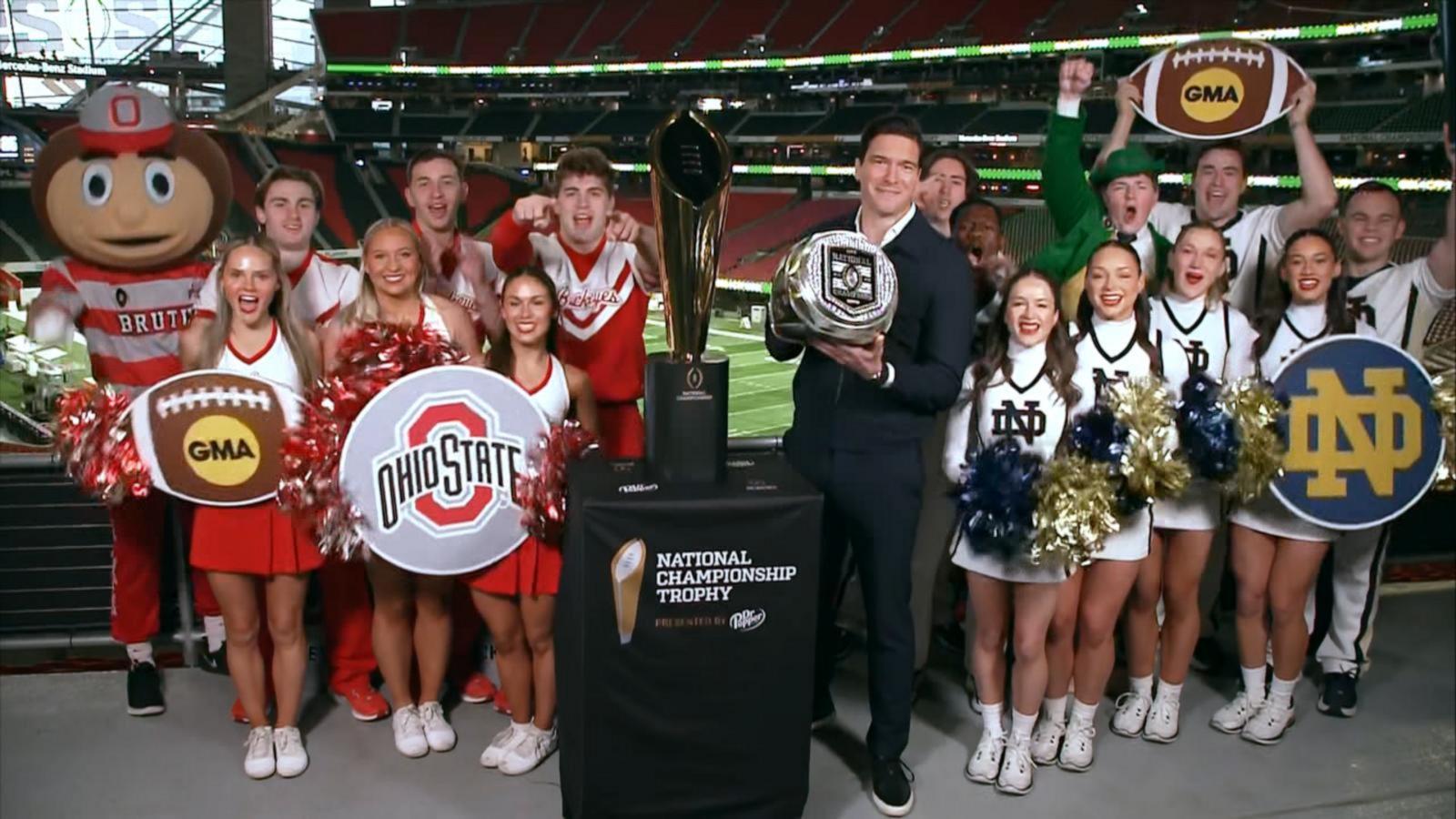 VIDEO: Ohio State, Notre Dame face off for CFP National Championship