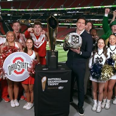 VIDEO: Ohio State, Notre Dame face off for CFP National Championship