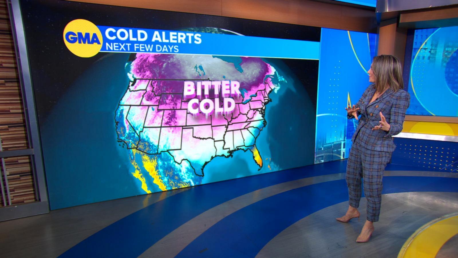 VIDEO: Snow storm and low temperatures slams Northeast