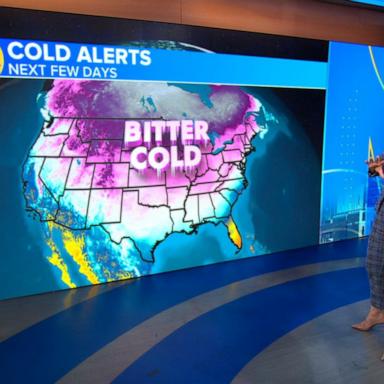 VIDEO: Snow storm and low temperatures slams Northeast