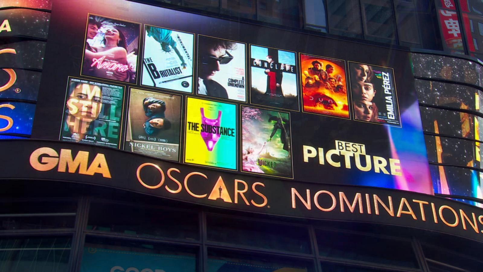 VIDEO: Introducing the 2025 Oscar nominations 