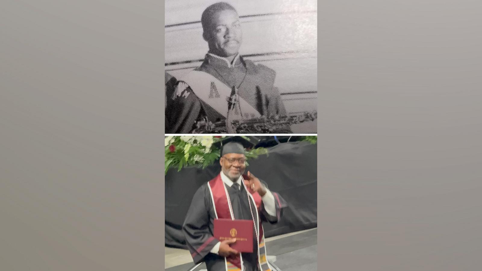 After leaving Alabama A&M University in 1986 without a degree, Allen Brooks returned to school and graduated in December 2024 just months after his mother died.