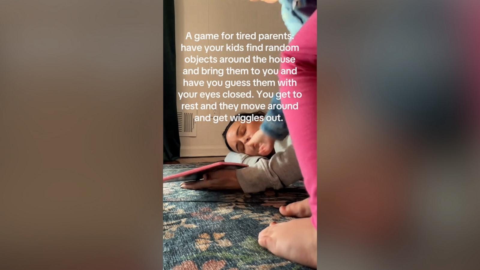 VIDEO: Mom invents game for tired parents and it is pure genius