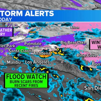 VIDEO: Southern California braces for more rain, possible mudslides