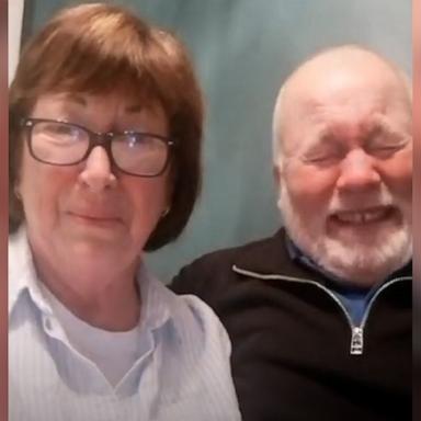 Orla Carroll's parents couldn't contain their laughter after seeing themself on camera recording a message for their daughter's baby shower. "We have the chuckles," mom Maureen said.