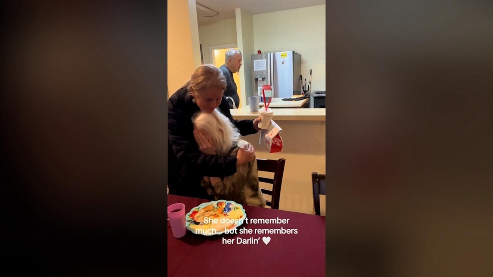 Joy Latimer went to a long term memory care facility because of her Alzheimer's. Her husband of 67 years, Coy, did not get to see her for a few weeks while he was healing from a fall.